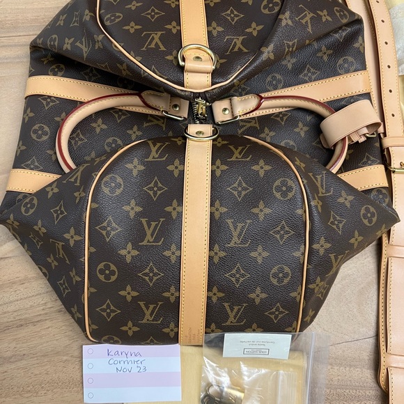 SOLD.  Louis Vuitton Keepall Bandoulière 45 with strap - Picture 10 of 15